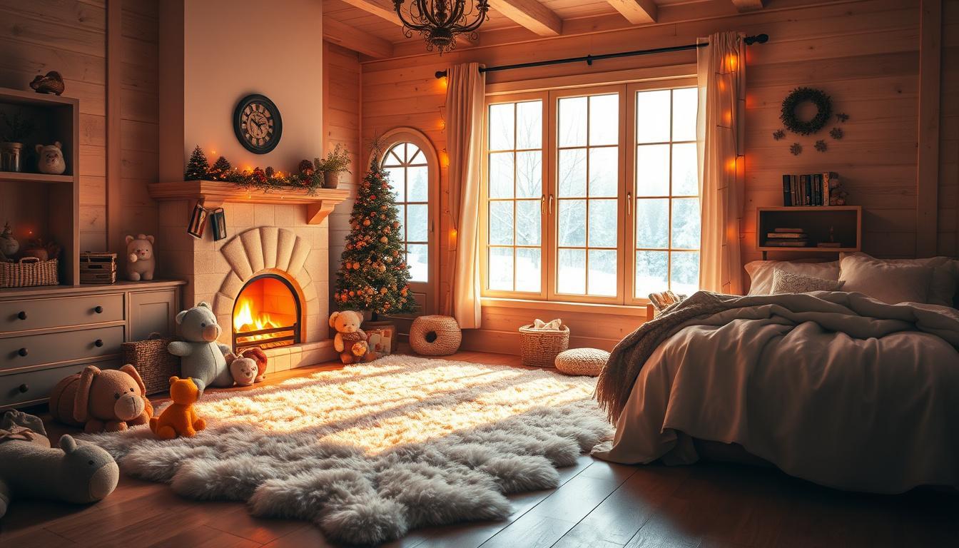 Dicas para aquecer o quarto das crianças no inverno